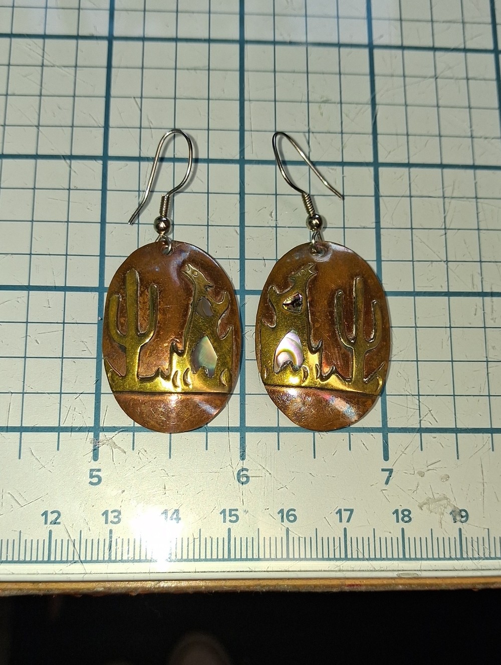 Vtg Metales Casados Earrings